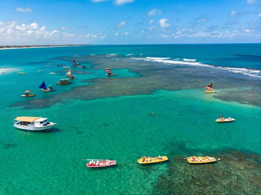 Resort Beira Mar Em Porto De Galinhas - Cupe Beach Living Eksteriør billede